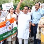 मोदी सरकार की महंगाई की मार से महिलाएं, युवा, नौकरीपेशा वर्ग और छात्र सबसे ज्यादा परेशान — एच.एस. लक्की बढ़ती महंगाई के खिलाफ महिला कांग्रेस का सेक्टर-38 मार्केट में जोरदार प्रदर्शन