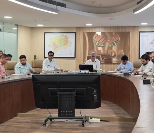 Principal Advisor, Urban Development, D.S. Dhesi, Reviews Readiness of Rainwater Harvesting Systems with RWAs Ahead of Monsoon. Third review meeting with RWAs held in six months to strengthen stormwater management within group housing societies