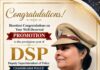 चंडीगढ़ पुलिस की इंस्पेक्टर डॉ. परवेश शर्मा डीएसपी पद पर पदोन्नत