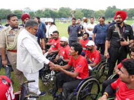 पंजाब के राज्यपाल ने व्हीलचेयर क्रिकेट खिलाड़ियों के अदम्य साहस की सराहना की, समावेशी समाज के निर्माण का किया आह्वान